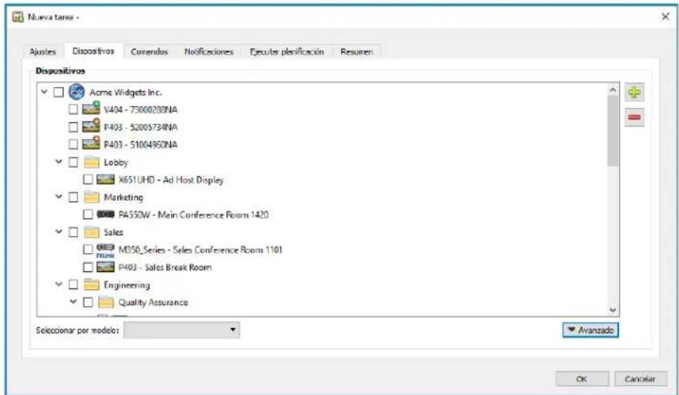 NEC NaViSet Administrator 2 - Pestana Dispositivos - 1
