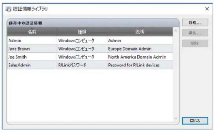 NEC NaViSet Administrator 2 - 認証情報ランドラリを使用する - 1
