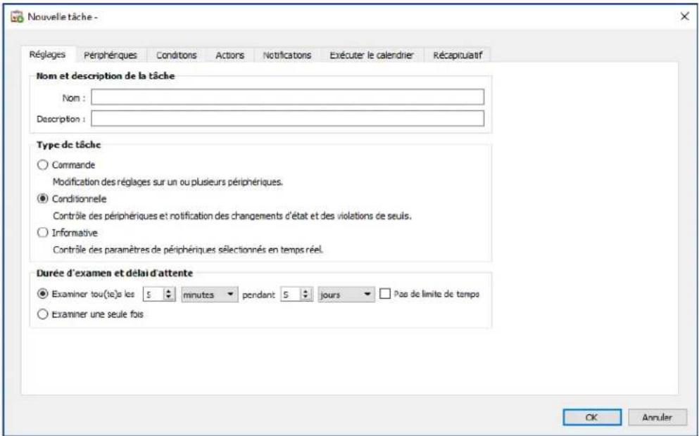 NEC NaViSet Administrator 2 - Creation de tâches de type Conditionnelle - 1