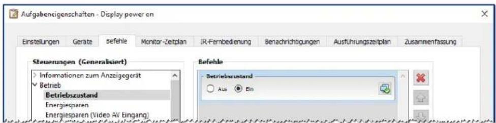 NEC NaViSet Administrator 2 - Beispialaufgabe: Ein- und Ausschalten von Monitoren an jedem Wochentag zu festgelegten Zeiten - 2