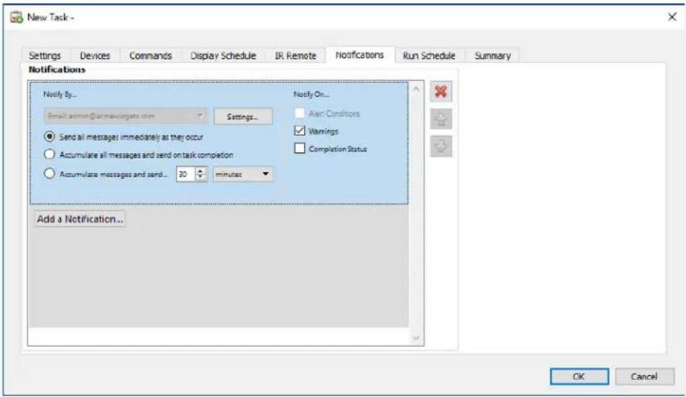NEC NaViSet Administrator 2 - Notifications Tab - 4