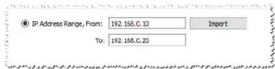 NEC NaViSet Administrator 2 - Method 3: Add NEC large-screen displays using "IP Address Range" - 1