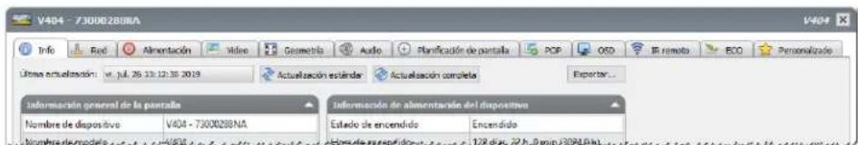 NEC NaViSet Administrator 2 - Ventana Propiedades de dispositivo - 1