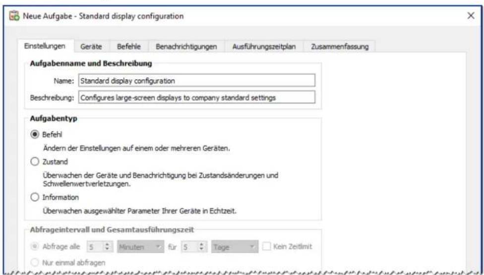 NEC NaViSet Administrator 2 - Beisplaufgabe: Konfigurieren von neuen Monitoren mit mehreren vordefinierten Einstellungen - 1