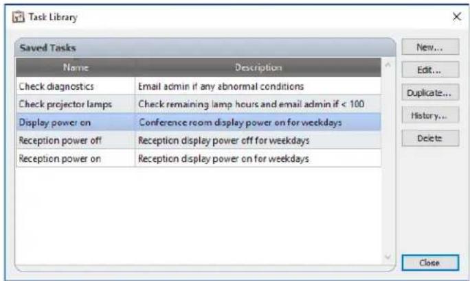 NEC NaViSet Administrator 2 - Example Task: Turn displays on and off at set times every weekday - 4