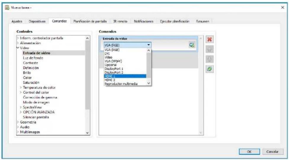 NEC NaViSet Administrator 2 - Pestana Comandos - 1