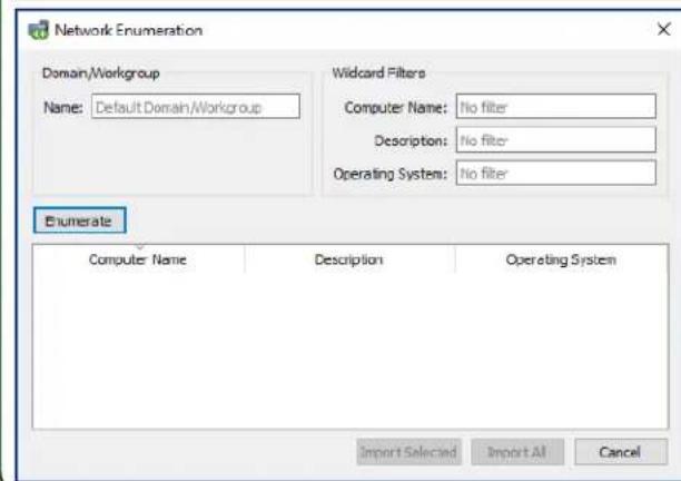 NEC NaViSet Administrator 2 - Network Enumeration Dialog - 1