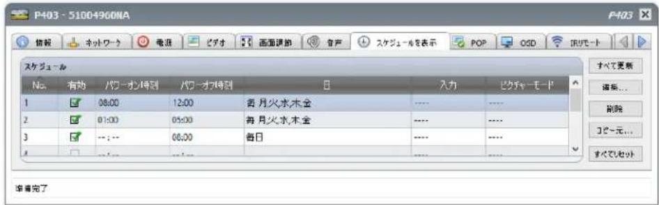 NEC NaViSet Administrator 2 - 表示スケジロールプロハデイタフ - 4
