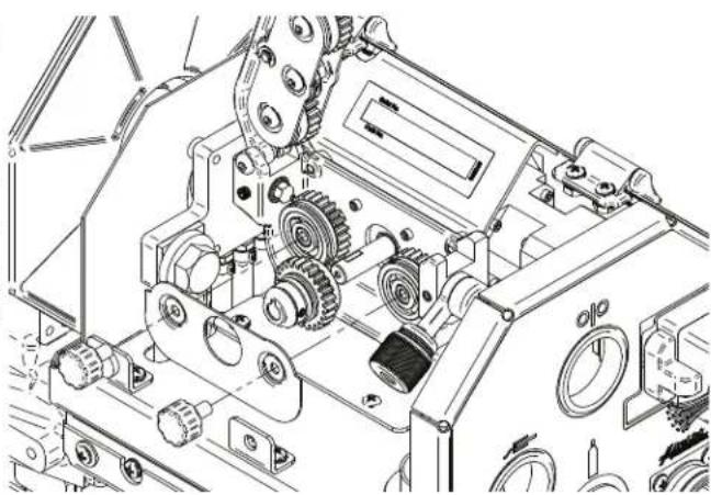 LINCOLN ELECTRIC AutoDrive S - 要更换主驱动齿轮： - 1