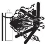 LINCOLN ELECTRIC AutoDrive S - 警告主题：气瓶若受损，可能会爆炸。 - 1