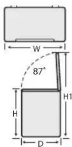 SAMSUNG RZ20K1133WW - Selecting the best location for the freezer - 2