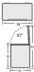 SAMSUNG RZ20K1133WW - Choix du meilleur emplacement pour le congélateur - 2