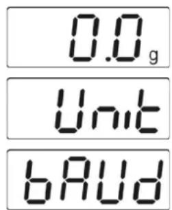 Kern DE 150K20DL - Baudrate - 1
