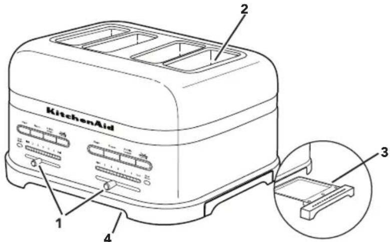 KITCHENAID KMT2203FP - PIÉCES ET CARACTÉRISTIQUES - 1