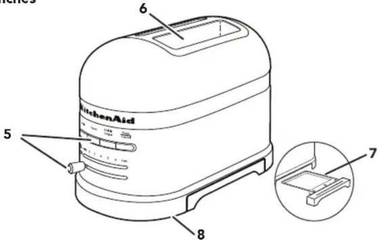KITCHENAID KMT2203FP - PIÉCES ET CARACTÉRISTIQUES - 2