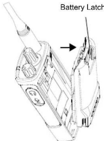 MOTOROLA RDU4100 - Removing the Lithium-Ion (Li-Ion) Battery - 1