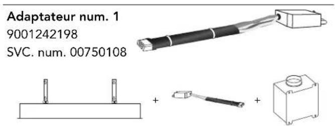 THERMADOR EXTNSET4 - Pièces incluses - 1
