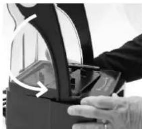 Vitamix Touch & Go Advance - Pour enlever le caisson d'insonorisation verrouillable: - 3