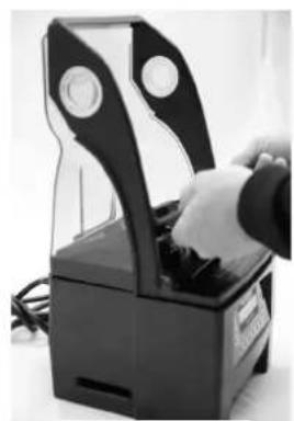 Vitamix Touch & Go Advance - Twist Lock Compact Cover Installation - 4