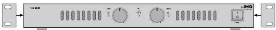 IMG STAGE LINE STA400D - Branchements de l'amplificateur - 1