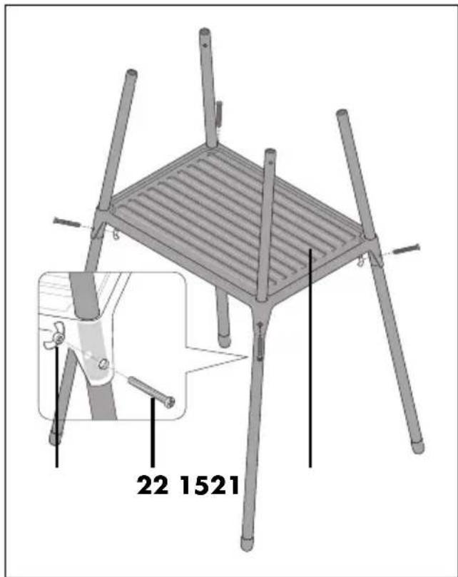 Grillmeister SEGS 2200 B2 - Montage als Standgerät - 3