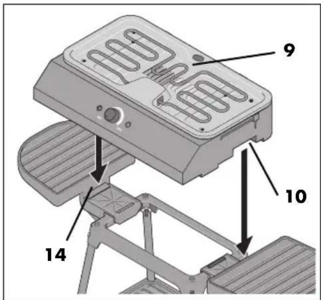 Grillmeister SEGS 2200 B2 - Vetopvangreservoir leegmaken - 1