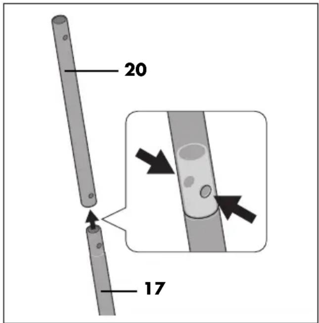 Grillmeister SEGS 2200 B2 - Montaje como aparato con patas - 1