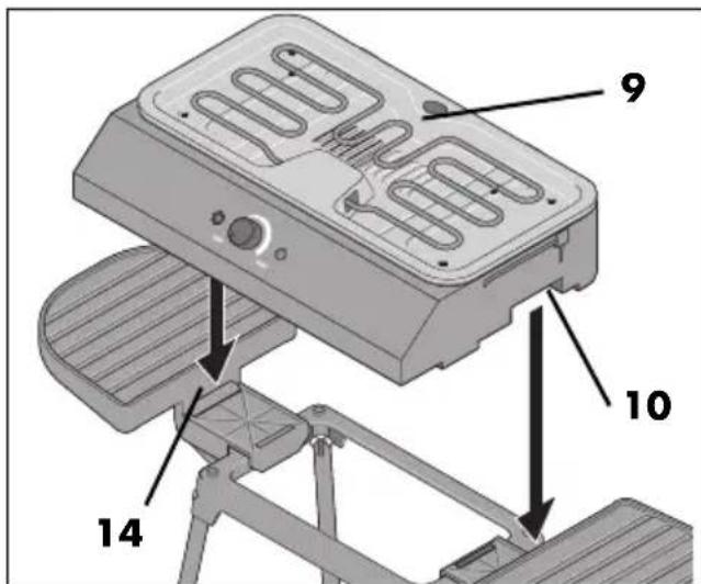 Grillmeister SEGS 2200 B2 - Vetopvangreservoir leegmaken - 3