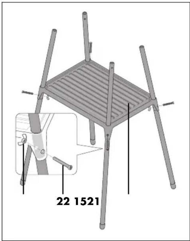Grillmeister SEGS 2200 B2 - Montage als staand apparaat - 3