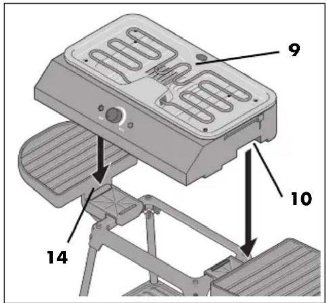 Grillmeister SEGS 2200 B2 - Assembly as a freestanding device - 8
