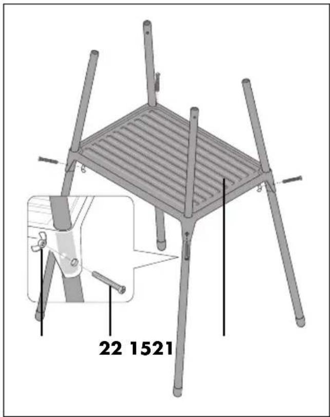 Grillmeister SEGS 2200 B2 - Montáž jako stojící přístroj - 3