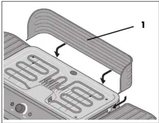 Grillmeister SEGS 2200 B2 - Optionnel : monter le pare-vent - 1