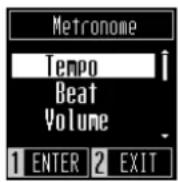 KAWAI CN201 - Paramétrer le métronome - 1