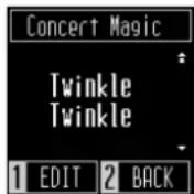 KAWAI CN201 - Types d'arrangement - 2