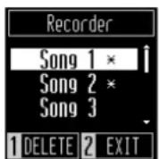 KAWAI CN201 - Supprimer un morceau enregistré - 1