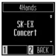 KAWAI CN201 - Sélectionner un son - 2