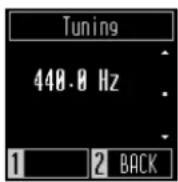 KAWAI CN201 - Régler la fréquence de l'accord - 1