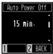 KAWAI CN201 - Paramètre d'arrêt automatique automatique - 1