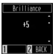 KAWAI CN201 - Régler la valeur luminosité - 1