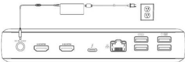 Anker PowerExpand Elite 12in1 Thunderbolt 4 Dock - 將擴充基座連接電源 - 1