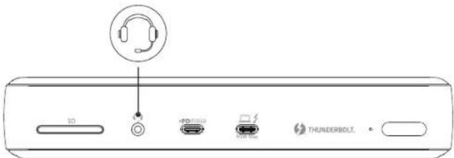 Anker PowerExpand Elite 12in1 Thunderbolt 4 Dock - 音频插孔 - 1