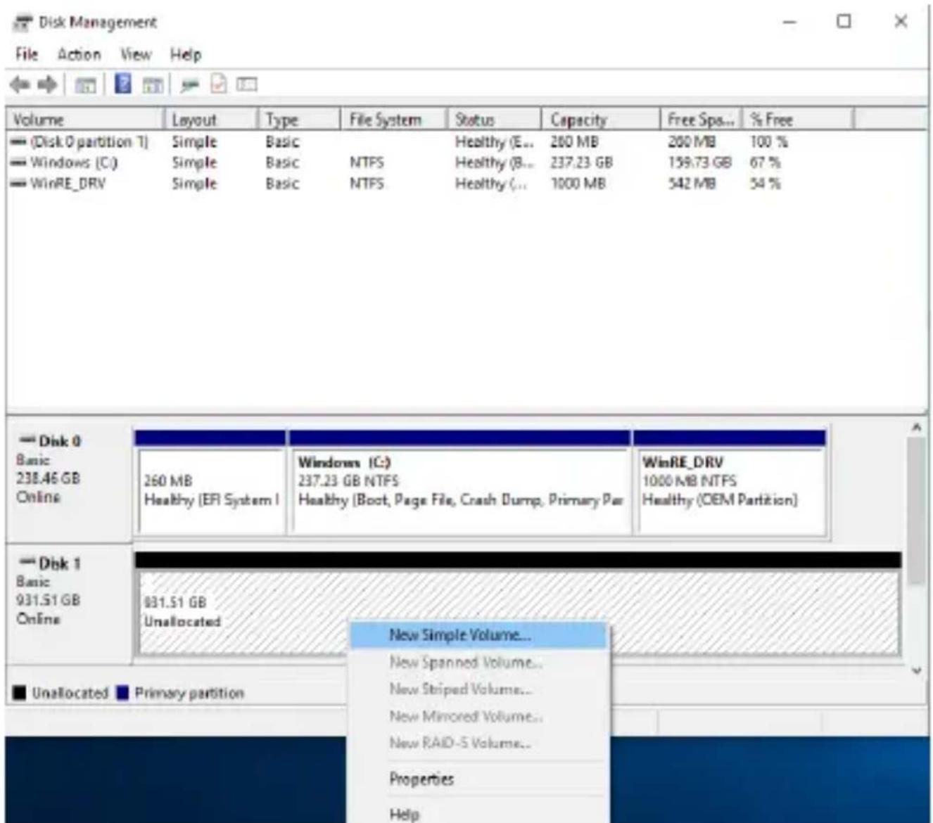 VERBATIM 70374 - On the computer, search for "Disk Manager." - 2