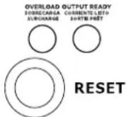 Cummins Onan P2500i - OVERLOAD RESET - 2