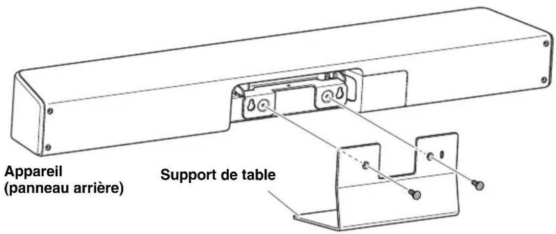 YAMAHA CS800 - Montage du support de table - 1