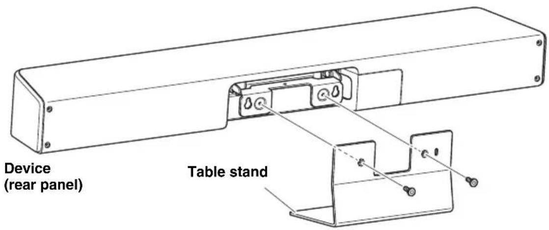 YAMAHA CS800 - Installing the table stand - 1