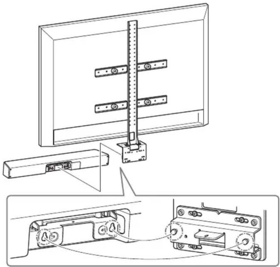 YAMAHA CS800 - 安装壁式安装支架 - 3