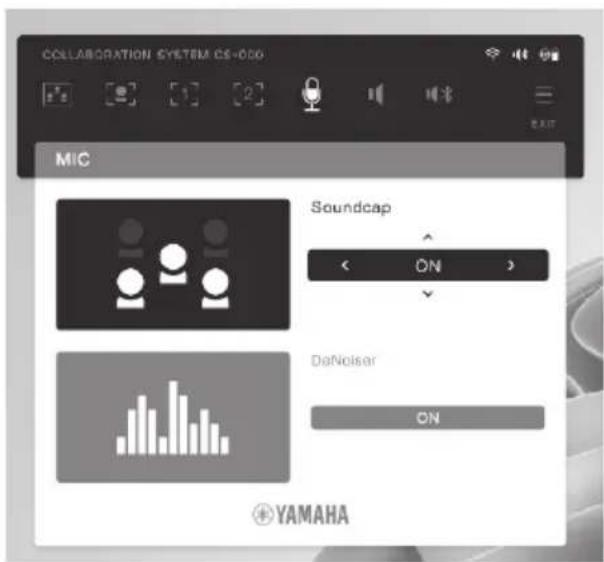 YAMAHA CS800 - Перемещайтесь по меню с помощью кнопки панорамирования и наклона на пульте ДУ. - 2