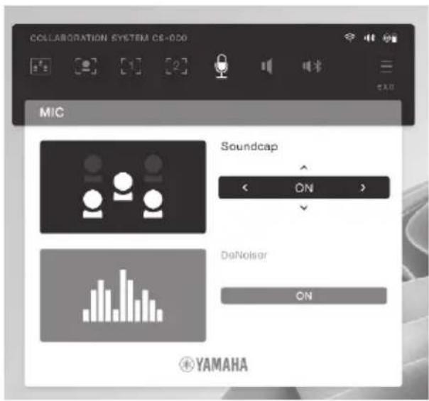 YAMAHA CS800 - 리모콘의 팬 / 틸트 버튼으로 탐색합니다. - 2
