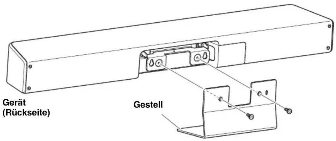 YAMAHA CS800 - Gestell anbringen - 1
