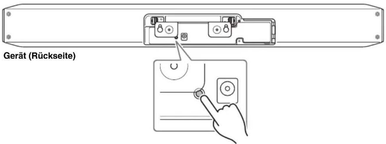 YAMAHA CS800 - Halten Sie die Taste [FUNCTION] (auf der Rückseite des Geräts) mindestens 2 Sekunden lang gedrückt. - 1